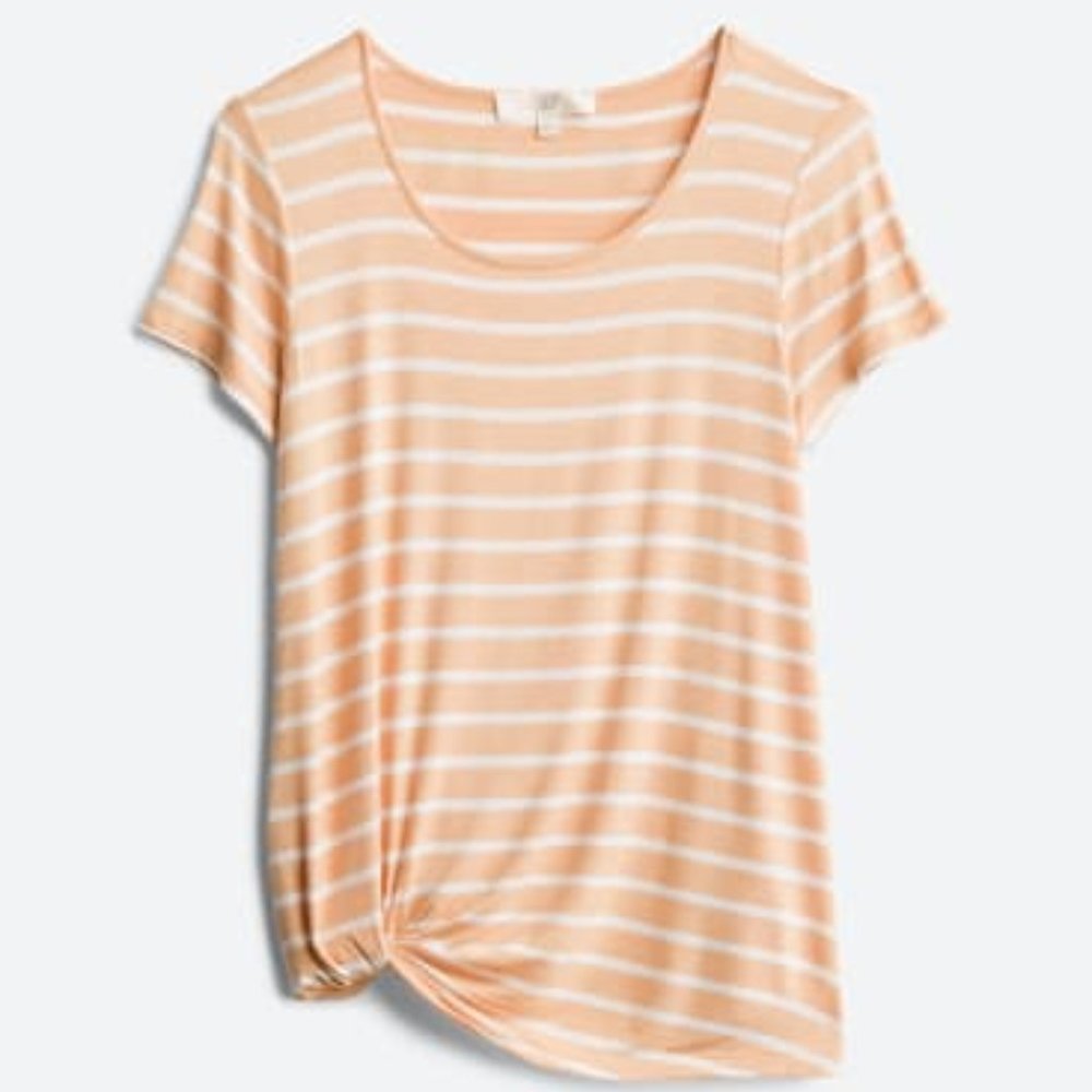 PINQUE Minal Knot Front Knit Top